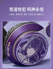 Game Genshin Impact Wanderer Headphone Cosplay Props Portable Wireless Bluetooth Stereo Foldable Headset Adjustable Earphones