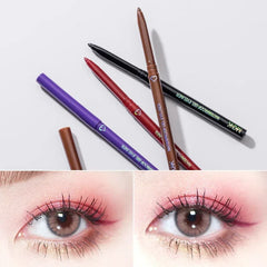 1pc Waterproof Eyeliner Gel Pencil Matte Silkworm Eyeliner Pen Brown Lasting Not Blooming Quick Drying Eye Liner Gel Pen Makeup