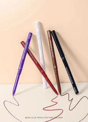 1pc Waterproof Eyeliner Gel Pencil Matte Silkworm Eyeliner Pen Brown Lasting Not Blooming Quick Drying Eye Liner Gel Pen Makeup