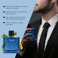 Gulong Perfume for Men Long Lasting Fragrance Confidence Boost Gentle Non-stimulation Scented Body Mist Fresh Perfume for Dating