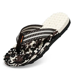 Two Strips Bedroom Men's Sandal Slipper Wading Boots Shoes Men's Slippers For Home Sneakers Sports Luxary Street High End