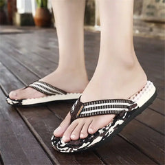 Two Strips Bedroom Men's Sandal Slipper Wading Boots Shoes Men's Slippers For Home Sneakers Sports Luxary Street High End