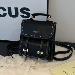 2024 Fashion Women Backpack High Quality Youth PU Leather Backpacks For Teenage Girls Female School Shoulder Bag Bagpack Mochila