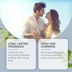 Gulong Perfume for Men Long Lasting Fragrance Confidence Boost Gentle Non-stimulation Scented Body Mist Fresh Perfume for Dating