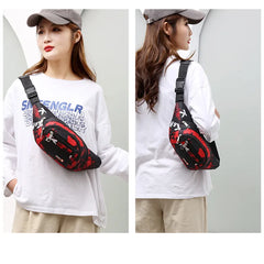 Sporting Pack Women Casual Fanny Bags Men's Boy Drop Leg Bags Hip Bum Belt Bag Travel Riding Motorcycle Crossbody Purse Pouch