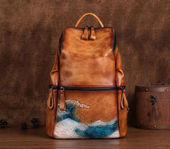 Genuine Real Soft Leather Women Backpack Big Capacity Outdoor Travel Bags 2022 Winter Handmade Natural Cowhide Backpacks Female