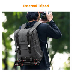K&F Concept 20L Backpack Camera Bag Waterproof Photography Bag for DSLR Camera 15.6" Laptop Tripod Men Women Outdoor Backpack
