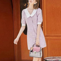 Small Purses and Handbags for Women Fashion Crossbody Bag Lightweight Shoulder Bag Plaid Pattern Satchel