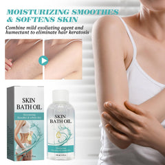 Skin Bath Oil so Soft Sensual,Original Skin Bath Oil so Soft,Original Skin Bath Oil,Skin Moisturizing Smoothes & Softens Skin Soft for Women & Men (2PCS), Clear