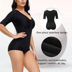 Fajas Colombianas Reductoras Y Moldeadoras Postpartum Shapewear for Women Tummy Control Full Body Shaper with Butt Lifter Waist Trainer Slimming Girdles Compression Garment