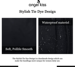 Angelkiss Large Purses and Handbags for Women Washed Faux Leather Crossbody Hobo Satchel Shoulder Handbag Tote Purse