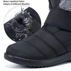 Women Snow Slip on Waterproof Boots 6.5 Shoes, Female