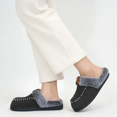 Slippers for Women Fuzzy Slippers Memory Foam Anti-Slip House Shoes