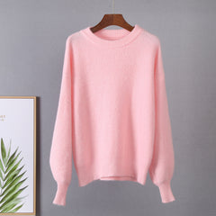 Soft Loose Knitted Cashmere Sweaters For Women